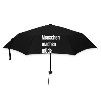 Les gens vous fatiguent - Drôle de dicton - Parapluie standard - noir - Devant