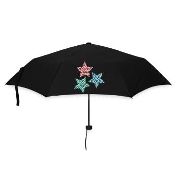 STAR. STARS. CHRISTMAS. CHRISTMAS ISLAND. NEW YEAR'S DAY - Umbrella (small) - black - Front