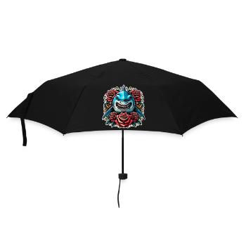 Requin - Parapluie standard - noir - Devant