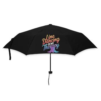 Line Dancing Dancing Dancers - Umbrella (small) - black - Front