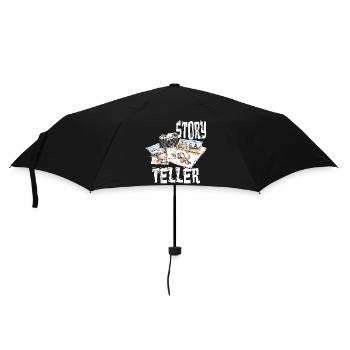 Story Teller - Regenschirm (klein) - Schwarz - Vorne