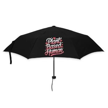 Vegetarian Vegan Veggie Vegetarian - Umbrella (small) - black - Front