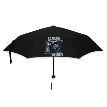 Kamera Flüsterer - Regenschirm (klein) - Schwarz - Vorne