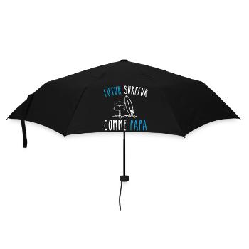 futur surfeur comme papa - Parapluie standard - noir - Devant