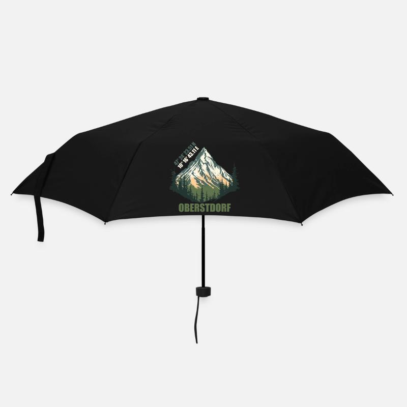 Oberstdorf - Regenschirm (klein) - Schwarz