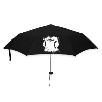 Football Graphics - Umbrella (small) - black - Front