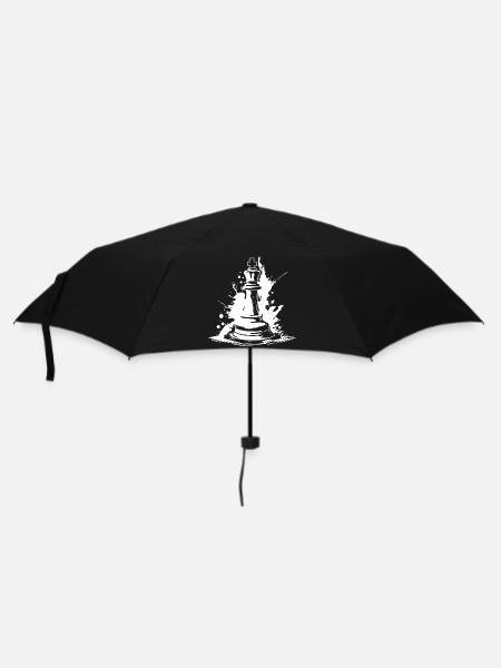 Schachfigur - Regenschirm (klein) - Schwarz