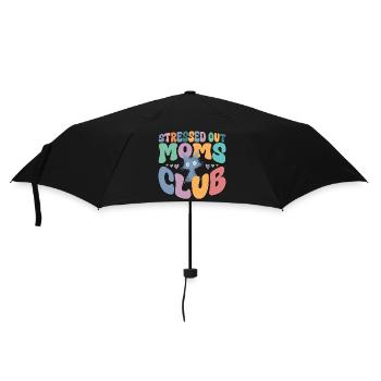 Mom Life Graphic Tee - Umbrella (small) - black - Front