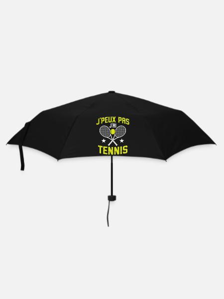 J'Peux pas j'ai Tennis Cadeau Tennis Homme Femme - Parapluie standard - noir