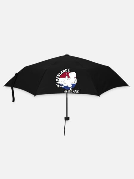 Ameland - Regenschirm (klein) - Schwarz