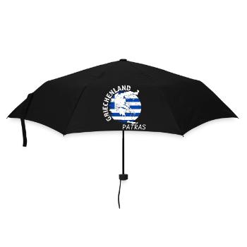 Patras - Regenschirm (klein) - Schwarz - Vorne