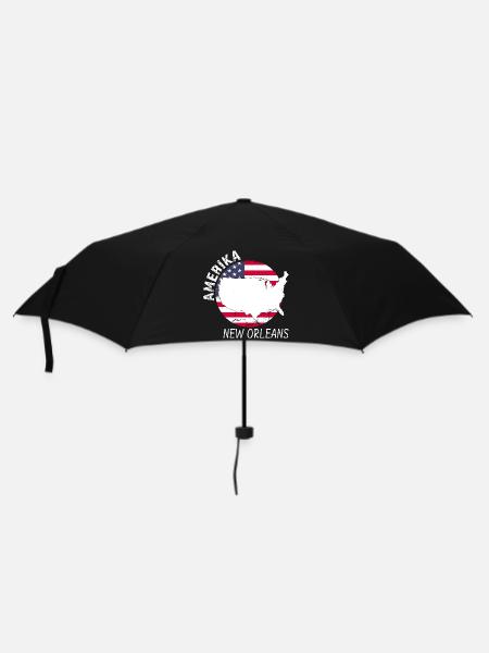 New Orleans - Regenschirm (klein) - Schwarz