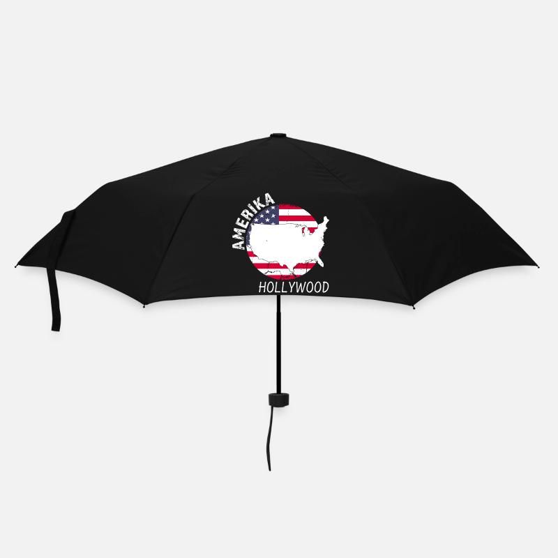 Hollywood - Regenschirm (klein) - Schwarz