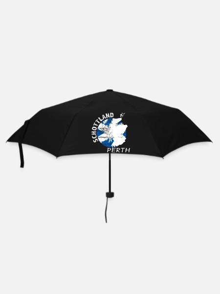 Perth - Regenschirm (klein) - Schwarz