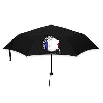 Lille - Regenschirm (klein) - Schwarz - Vorne