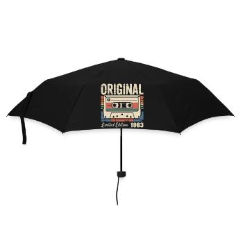 43rd Anniversary - Vintage Gift 1983 - Umbrella (small) - black - Front