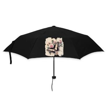 Butterfly - Umbrella (small) - black - Front