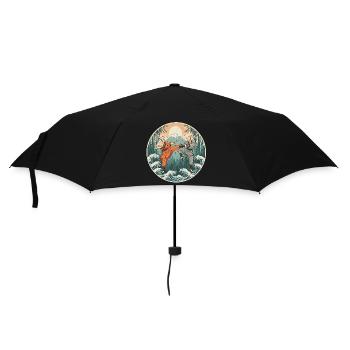 Arts martiaux de Kung Fu - Parapluie standard - noir - Devant