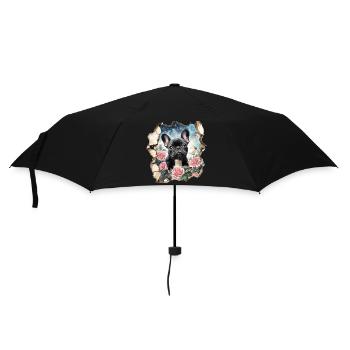 French Bulldog - Umbrella (small) - black - Front