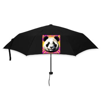 panda - Parapluie standard - noir - Devant