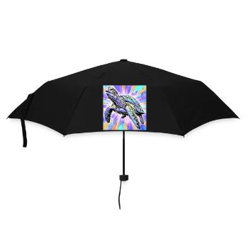 turtle - Umbrella (small) - black - Front
