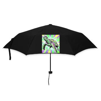 tortue - Parapluie standard - noir - Devant