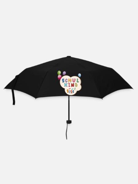 Schulkind 2026 Einschulung - Regenschirm (klein) - Schwarz