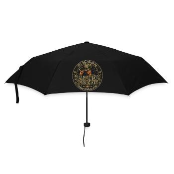 Cancer Queen Birthday Camouflage Queen Astro - Umbrella (small) - black - Front