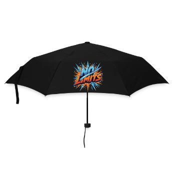No Limits Motivation Sports Gaming Saying Design - Umbrella (small) - black - Front