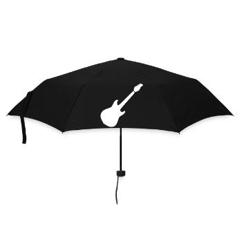 Guitar Music Gift Musician - Umbrella (small) - black - Front