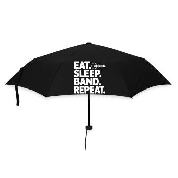 Eat. Sleep. Band. Repeat. - Umbrella (small) - black - Front