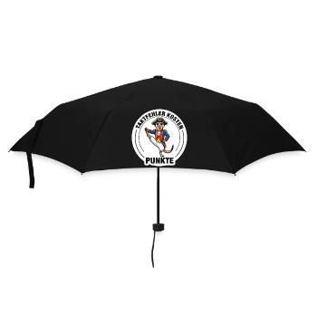 Gardetanz Erdmännchen Punkte Shirt - Regenschirm (klein) - Schwarz - Vorne