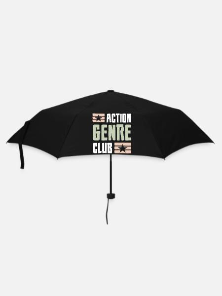 Action Centre Club Icon Tee - Regenschirm (klein) - Schwarz