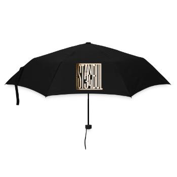 Istanbul 34 - Regenschirm (klein) - Schwarz - Vorne