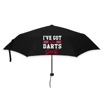 Darts Spirit – I’ve Got the Darts - Regenschirm (klein) - Schwarz - Vorne