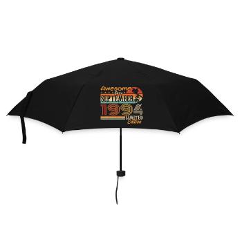 September 1994 - Birthday 1994 September - Umbrella (small) - black - Front