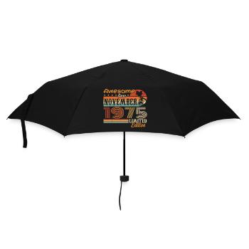 A legend was born in November 1975 - 1975 - Umbrella (small) - black - Front