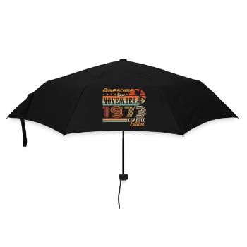 A legend was born in November 1973 - 1973 - Umbrella (small) - black - Front