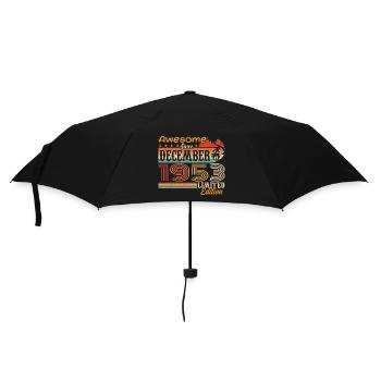 Retro Vintage Legendär Geburtstag Dezember 1953 - Regenschirm (klein) - Schwarz - Vorne
