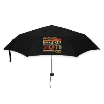 Retro Vintage Légendaire Anniversaire Décembre 2011 - Parapluie standard - noir - Devant