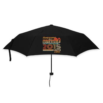 Retro Vintage Légendaire Anniversaire Décembre 2015 - Parapluie standard - noir - Devant
