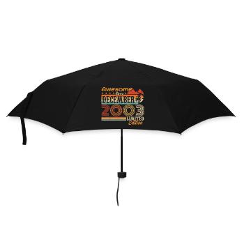 Retro Vintage Legendary Birthday December 2003 - Umbrella (small) - black - Front