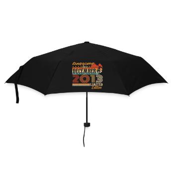 Retro Vintage Legendary Birthday December 2013 - Umbrella (small) - black - Front