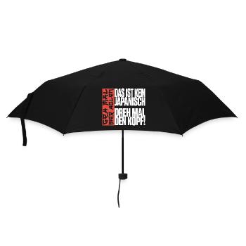Ce n’est pas japonais Allez chercher une bière Malle - Parapluie standard - noir - Devant