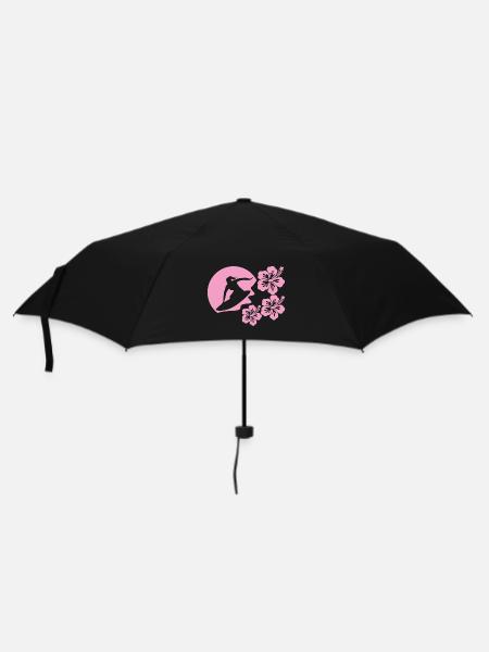 Female Surfer - Umbrella (small) - black