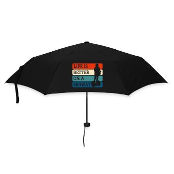 Segway Driver Electric Scooter Tour - Umbrella (small) - black - Front