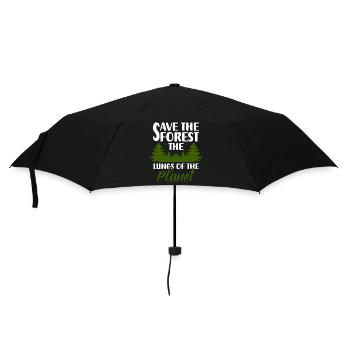 Outdoor Environmental Protection Forest Animal - Umbrella (small) - black - Front