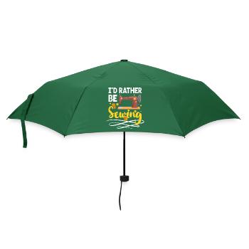 Couturière Aiguille Tricot Tailleur Sur Mesure - Parapluie standard - vert bouteille - Devant
