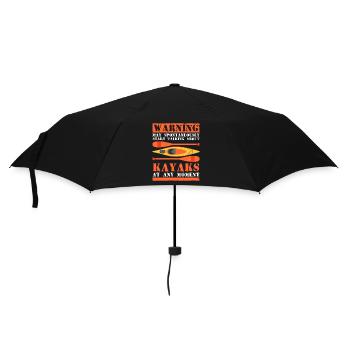 Rudern Wasser Steuermann - Regenschirm (klein) - Schwarz - Vorne