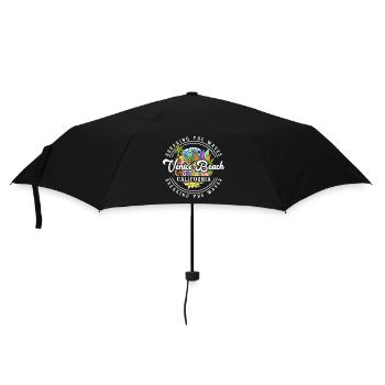 Vacances Vagues Surf Plage de sable - Parapluie standard - noir - Devant